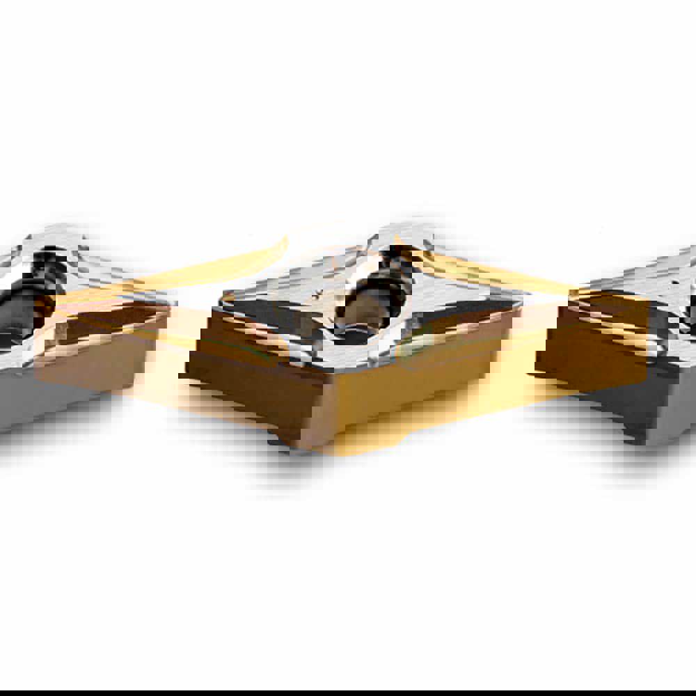 Turning Inserts; Relief Angle: 0 ; Corner Radius (Decimal Inch): 0.0160 ; Included Angle: 35.0 ; Manufacturer Grade: K10 ; Coating/Finish: Uncoated ; Wiper Edge: No